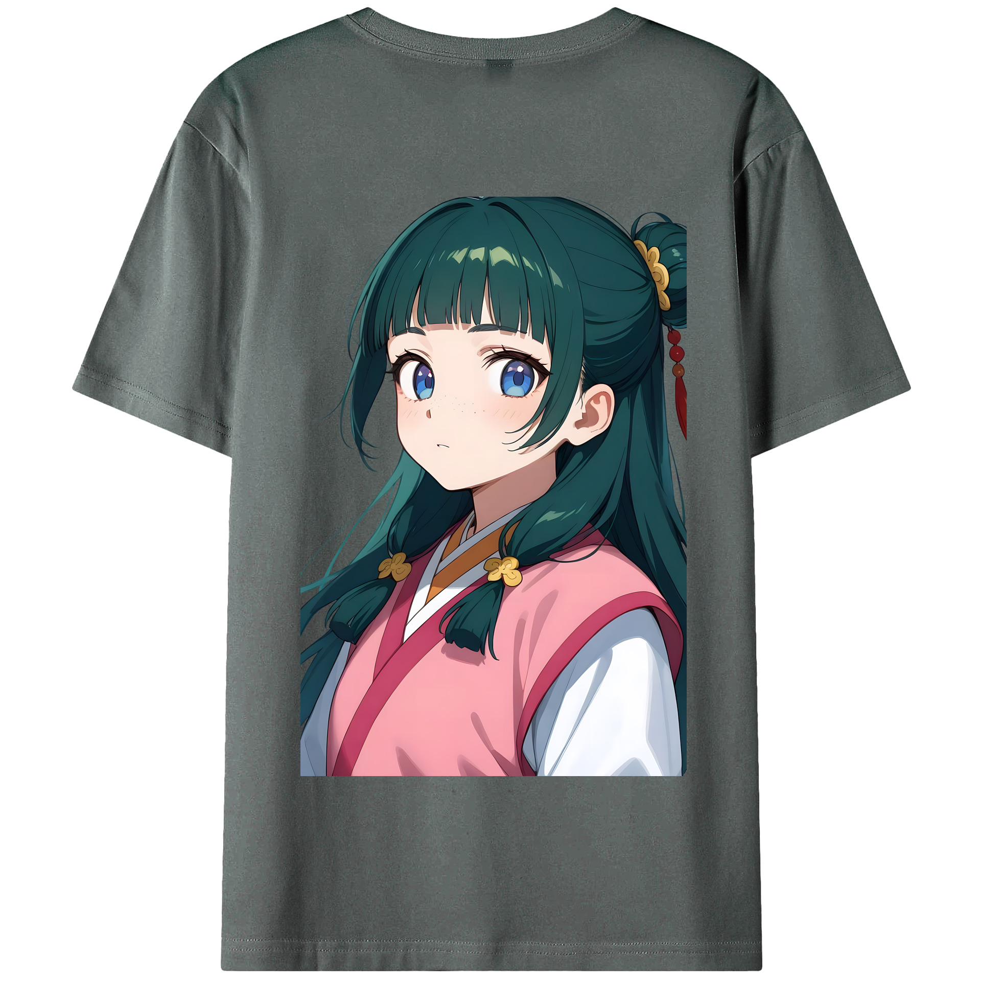 （画像用） 薬屋のひとりごと The Apothecary Diaries 綿100％半袖Tシャツ（背面プリント）